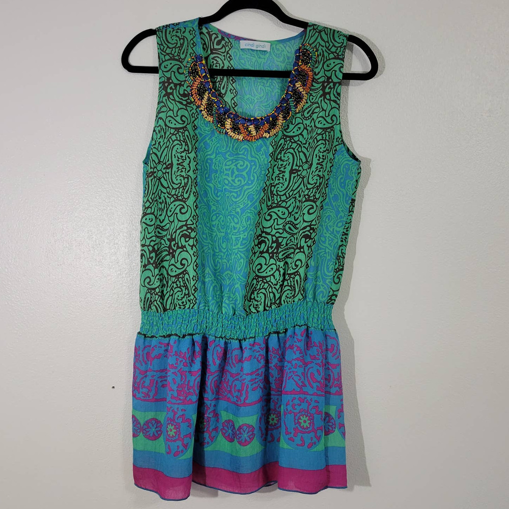 Cindi Gindi Beaded Beach Cover Up